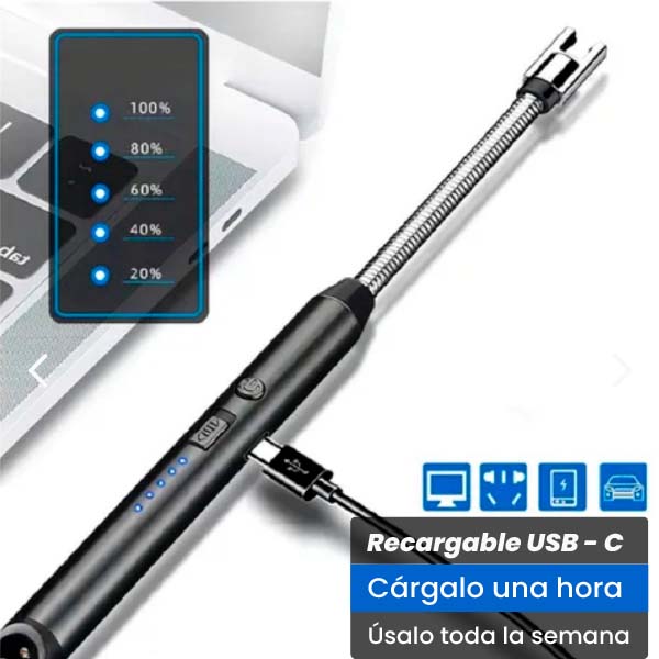 Encendedor de Plasma Recargable para cocina